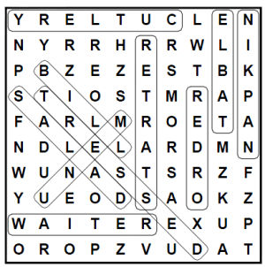 Children's Puzzle Page Solutions