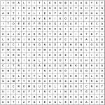 The classic wordsearch puzzle