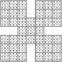 solution Samurai Sudoku image