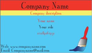 get a personalised business card