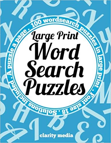 Large Print Wordsearch Puzzles